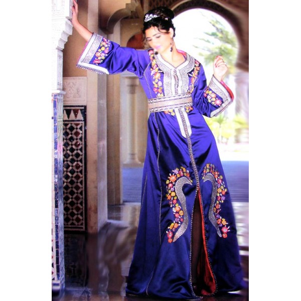 Caftan Marocain Violet - Caftan Diva