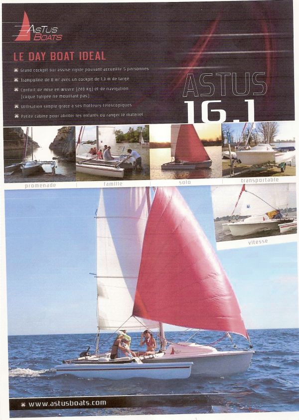 Vend Trimaran ASTUS 16.1