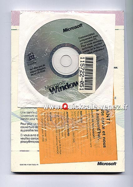 Windows 98 première édition, neuf sous blister, pour collectionneur.