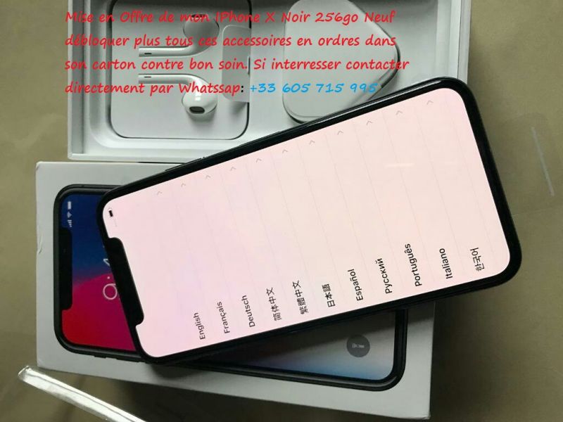 Mise en offre de mon iphone x dbloquer