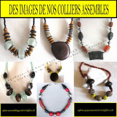 CONFECTION DE COLLIERS A DOMICILE