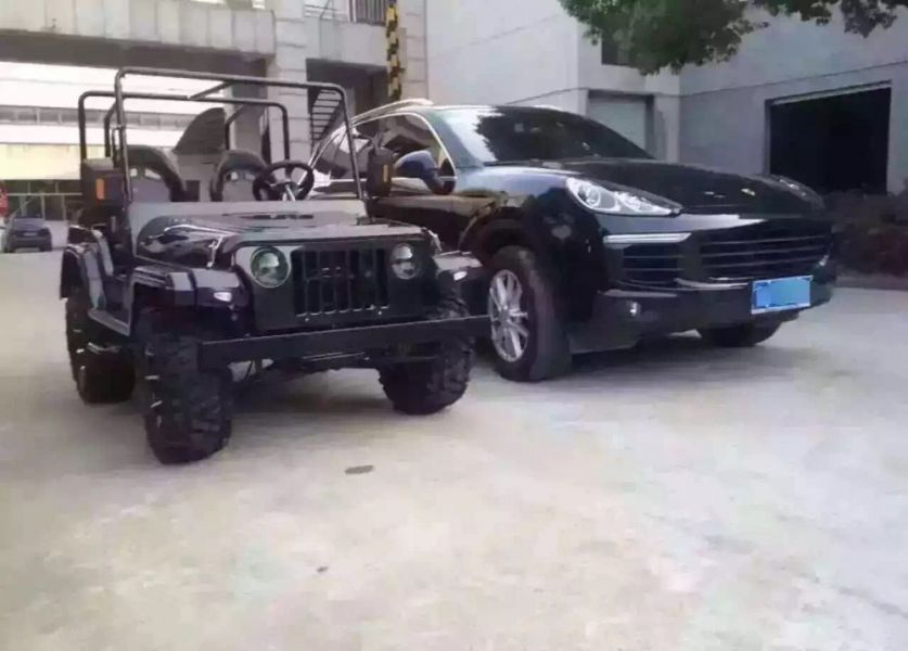 Jeep willys 200cc offroad boite auto + MA  avec treuil electrique  