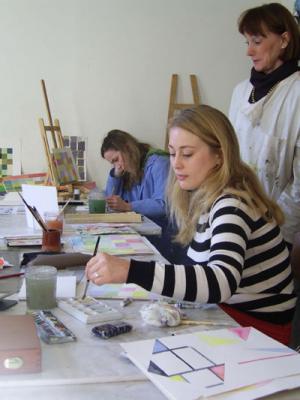 Cour de peinture  Paris