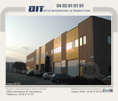 2A4I - Bureaux et locaux  louer au Plan de Grasse (06130).