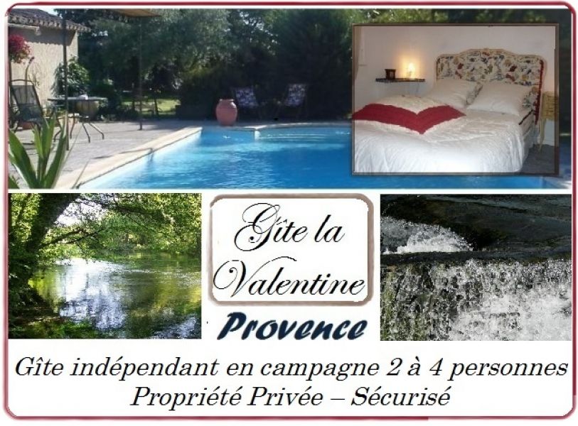 Gîte Provence location avec piscine en campagne