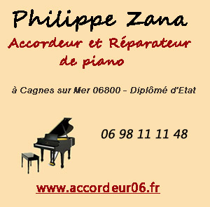 Accordeur et réparateur pianos 06 Alpes Maritimes et 83 est-VAR