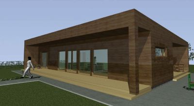 Maison contemporaine de 123.3 M habitable plus 35.83 M de terrasse 