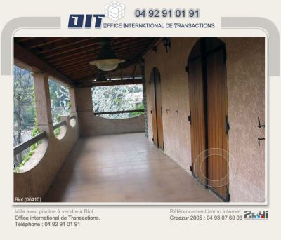 2A4I - Maison / Villa avec piscine  vendre  Biot (06410).