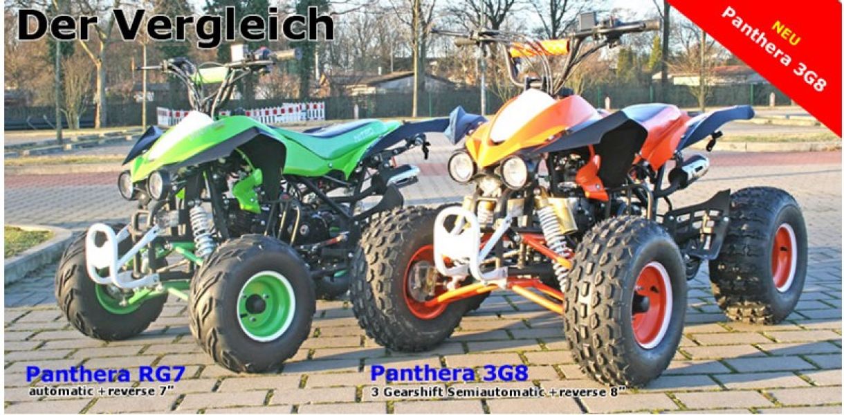 Quad 125cc panthera 3g8 midi quad+ma S12  