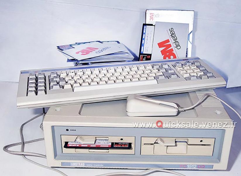 PC ordinateur Amstrad 1512 DD de 1987 (Rare) 280€ 