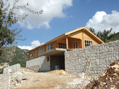 Kit chalet/maison bois cologique contemporaine 140m2