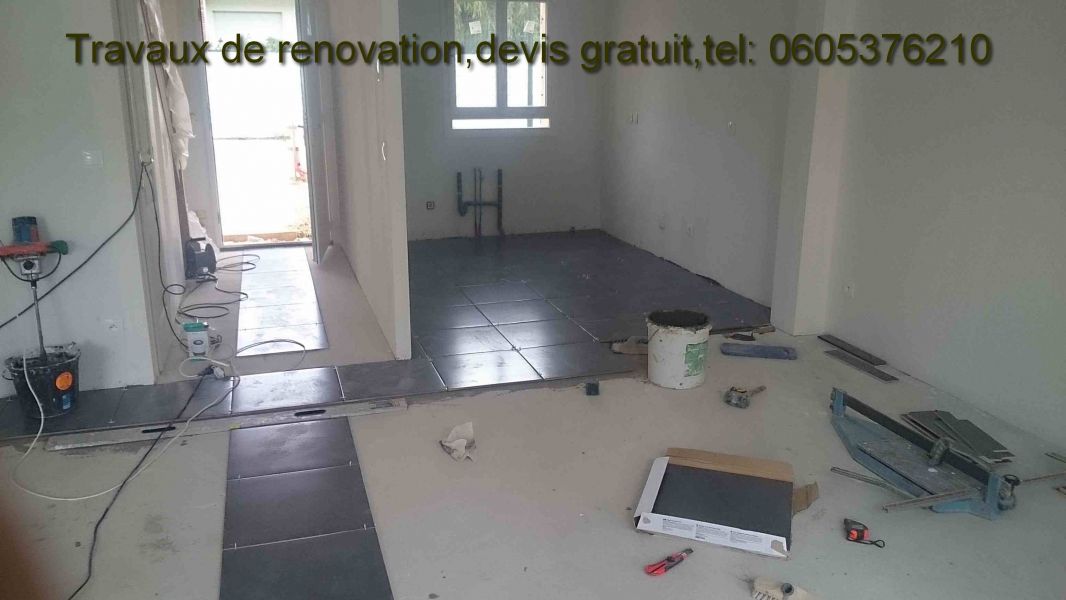 Carreleur expriment, travail propre, devis gratuit (75,93,94,95,77,78)